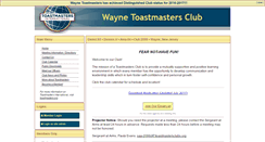 Desktop Screenshot of 2099.toastmastersclubs.org