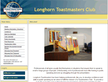 Tablet Screenshot of 3178.toastmastersclubs.org