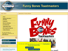 Tablet Screenshot of funnybonestm.toastmastersclubs.org