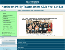 Tablet Screenshot of nephilly.toastmastersclubs.org