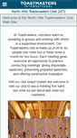 Mobile Screenshot of northhills.toastmastersclubs.org