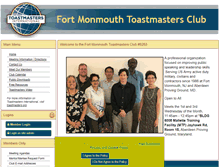 Tablet Screenshot of fortmonmouth.toastmastersclubs.org