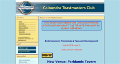 Desktop Screenshot of caloundra.toastmastersclubs.org