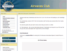 Tablet Screenshot of airwaves.toastmastersclubs.org