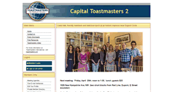 Desktop Screenshot of capital2.toastmastersclubs.org