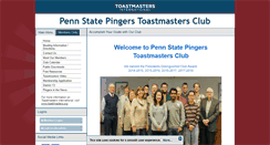 Desktop Screenshot of pingers.toastmastersclubs.org