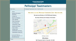 Desktop Screenshot of pellissippi.toastmastersclubs.org