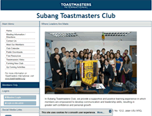 Tablet Screenshot of 7296.toastmastersclubs.org