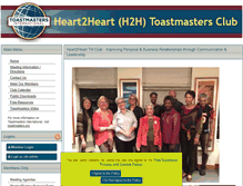 Tablet Screenshot of h2h.toastmastersclubs.org