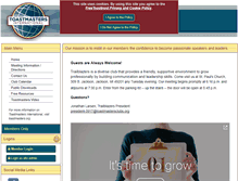 Tablet Screenshot of jtb.toastmastersclubs.org