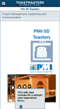 Mobile Screenshot of pmisd.toastmastersclubs.org