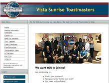Tablet Screenshot of 276.toastmastersclubs.org