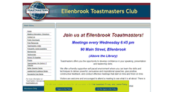 Desktop Screenshot of ellenbrook.toastmastersclubs.org