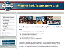 Tablet Screenshot of 1437841.toastmastersclubs.org