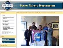 Tablet Screenshot of 8799.toastmastersclubs.org