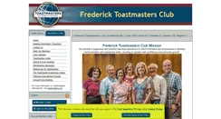 Desktop Screenshot of frederick.toastmastersclubs.org