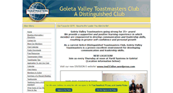 Desktop Screenshot of goletavalley.toastmastersclubs.org