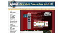 Desktop Screenshot of mareisland.toastmastersclubs.org
