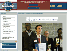 Tablet Screenshot of ithacacollege.toastmastersclubs.org