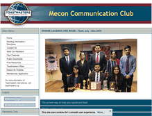 Tablet Screenshot of mecontmclub.toastmastersclubs.org