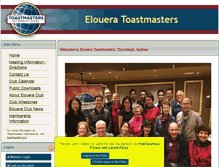 Tablet Screenshot of elouera.toastmastersclubs.org