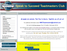 Tablet Screenshot of harborview.toastmastersclubs.org