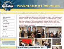 Tablet Screenshot of mdadvanced.toastmastersclubs.org