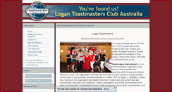 Desktop Screenshot of logan.toastmastersclubs.org