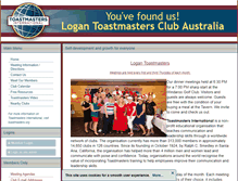 Tablet Screenshot of logan.toastmastersclubs.org