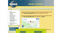 Desktop Screenshot of goldentoasters.toastmastersclubs.org