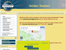 Tablet Screenshot of goldentoasters.toastmastersclubs.org