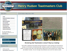 Tablet Screenshot of 4507.toastmastersclubs.org