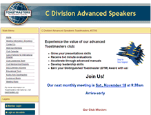 Tablet Screenshot of 5799.toastmastersclubs.org