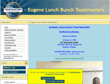 Tablet Screenshot of eugenelunchbunch.toastmastersclubs.org