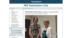 Desktop Screenshot of pde.toastmastersclubs.org