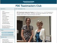 Tablet Screenshot of pde.toastmastersclubs.org