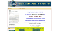 Desktop Screenshot of hilltoptoastmasters.toastmastersclubs.org