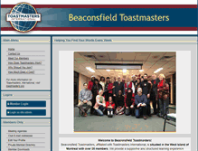 Tablet Screenshot of beaconsfield.toastmastersclubs.org