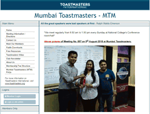 Tablet Screenshot of mtm.toastmastersclubs.org