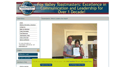 Desktop Screenshot of foxvalley.toastmastersclubs.org