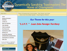 Tablet Screenshot of 2799.toastmastersclubs.org