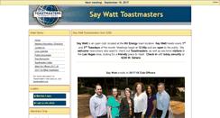 Desktop Screenshot of 2295.toastmastersclubs.org