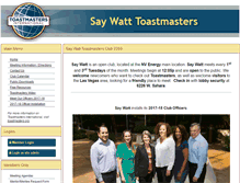 Tablet Screenshot of 2295.toastmastersclubs.org
