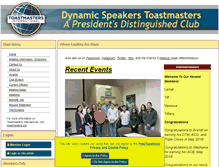 Tablet Screenshot of dynamicspkrs.toastmastersclubs.org