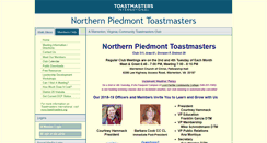 Desktop Screenshot of northernpiedmont.toastmastersclubs.org