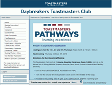 Tablet Screenshot of 3685.toastmastersclubs.org