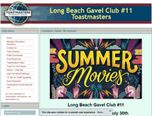 Tablet Screenshot of lbgavelclub.toastmastersclubs.org