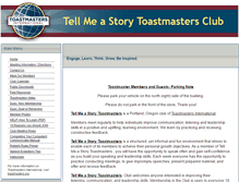 Tablet Screenshot of 6869.toastmastersclubs.org