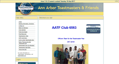 Desktop Screenshot of annarbor.toastmastersclubs.org