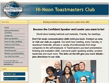 Tablet Screenshot of 3963.toastmastersclubs.org